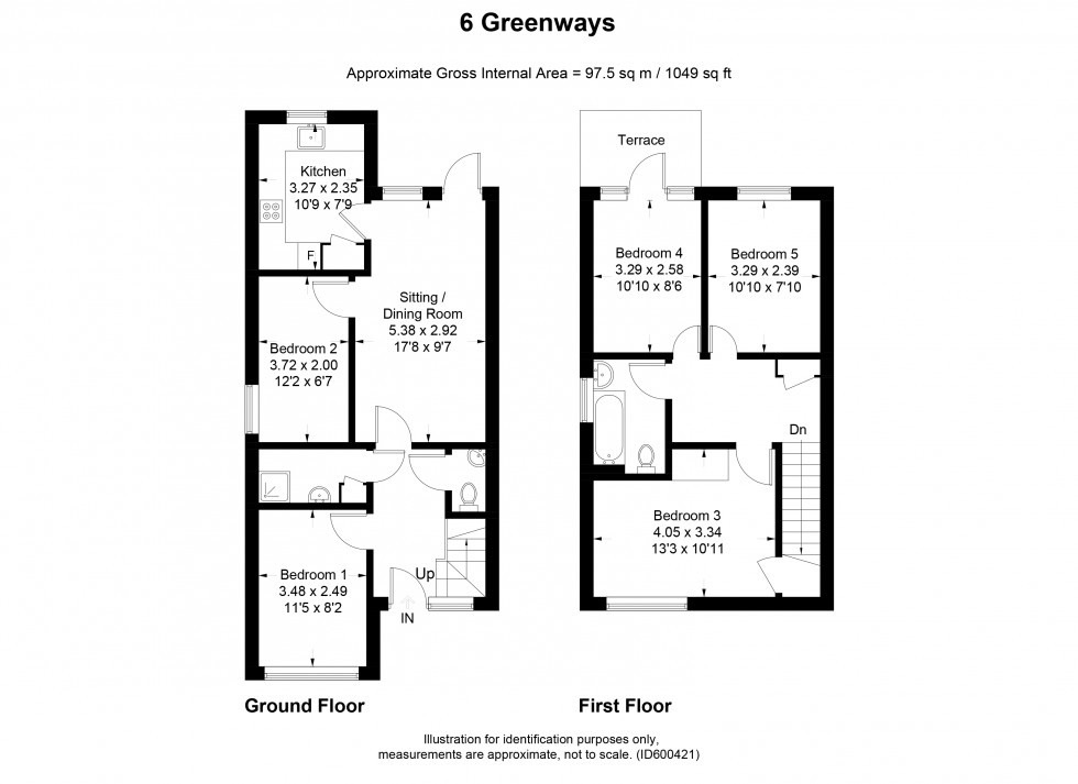 Floorplan for Greenways, Egham