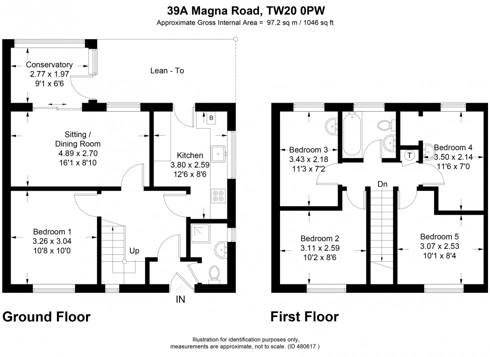 Floorplan for Magna Road, Englefield Green, Egham